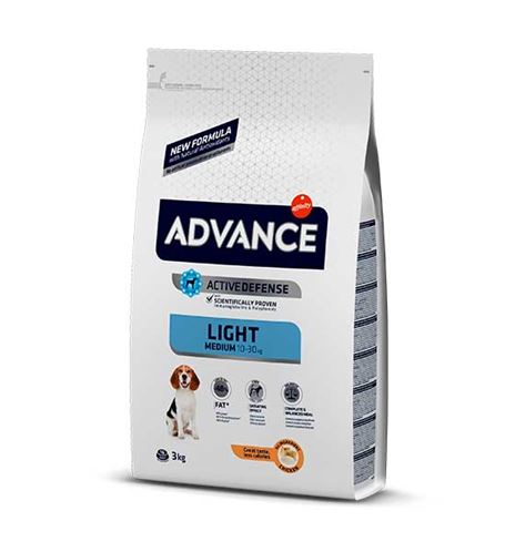 Advance Adult Medium Light Pollo pienso para perros - 3kg Advance Adult Medium Light Pollo pienso para perros - 3kg