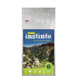 Puro Instinto 4 Carnes pienso para perros 3kg - saco antiguo