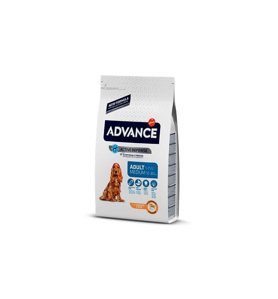 Advance Adult Medium Pollo pienso para perros