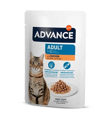 Advance Adult Pollo sobre en salsa para gatos Advance Adult Pollo sobre en salsa para gatos