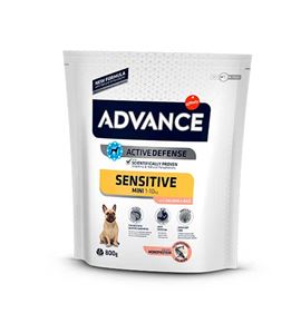Advance Adult Sensitive Care Mini Salmón pienso para perros