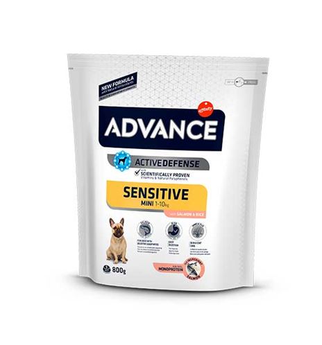 Advance Adult Sensitive Care Mini Salmón pienso para perros