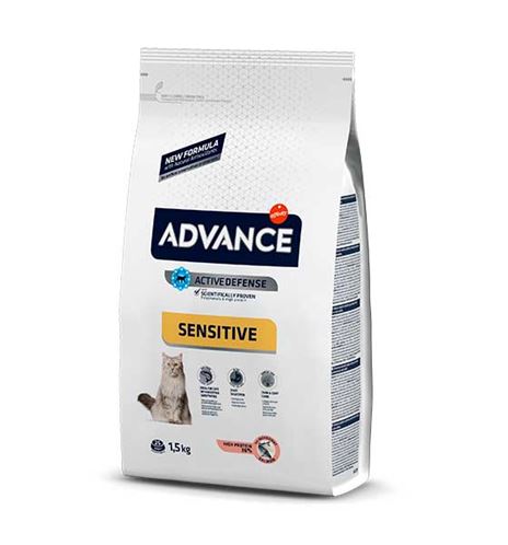 Advance Adult Sensitive Salmón pienso para gatos Advance Adult Sensitive Salmón pienso para gatos