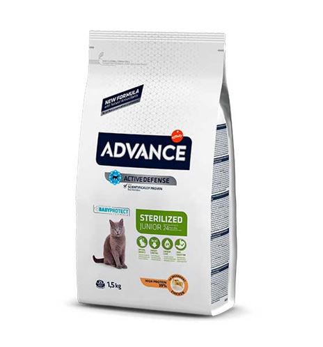 Advance Junior Sterilized Pollo pienso para gatos Advance Junior Sterilized Pollo pienso para gatos