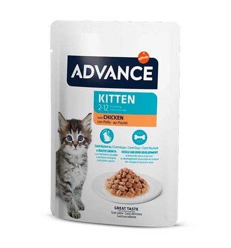 Advance Kitten Pollo sobre en salsa para gatitos Advance Kitten Pollo sobre en salsa para gatitos