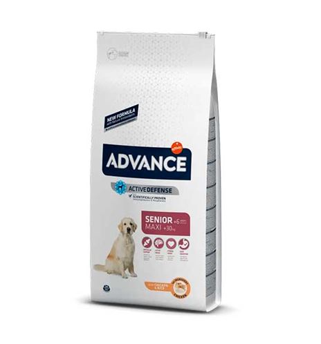 Advance Vitality Senior Maxi +6 Pollo pienso para perros Advance Vitality Senior Maxi +6 Pollo pienso para perros