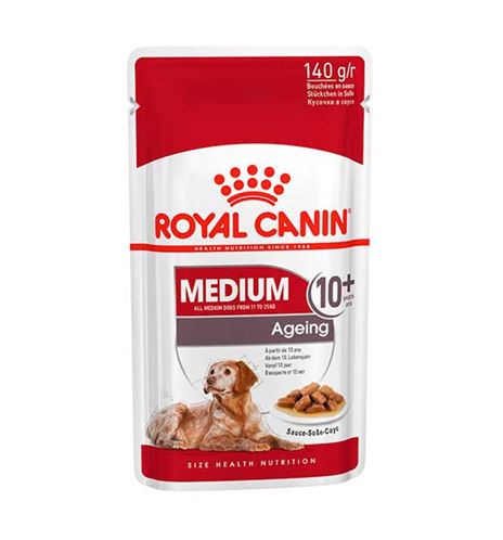 Royal Canin Medium Adult Ageing +10 salsa en sobre para perros Royal Canin Medium Adult Ageing +10 salsa en sobre para perros