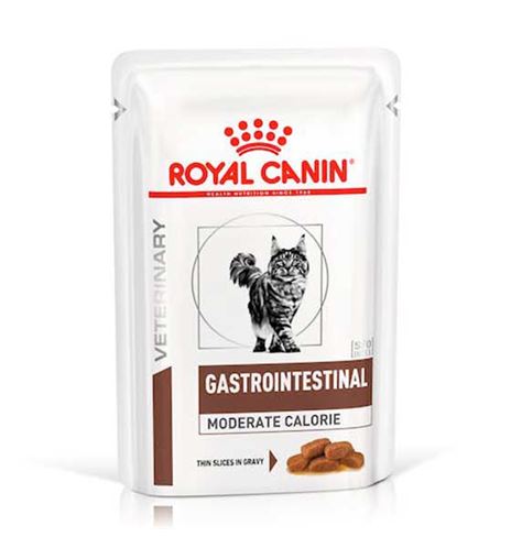 Royal Canin Veterinary Gastrointestinal Moderate Calorie salsa gatos Royal Canin Veterinary Gastrointestinal Moderate Calorie salsa gatos