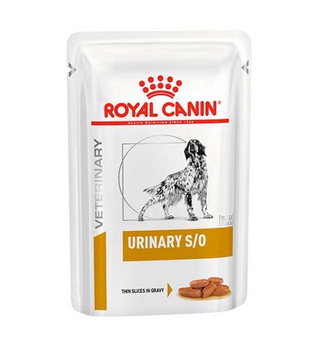 Royal Canin Veterinary Urinary S/O salsa en sobre para perros Royal Canin Veterinary Urinary S/O salsa en sobre para perros