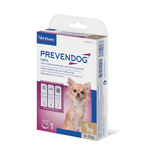 Virbac Prevendog Collar Antiparasitario para perros 35cm Virbac Prevendog Collar Antiparasitario para perros 35cm