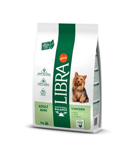 Libra Adult Mini Pollo pienso para perros 3kg Libra Adult Mini Pollo pienso para perros 3kg