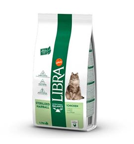 Libra Sterilized Hairball Pollo pienso para gatos 1.5kg