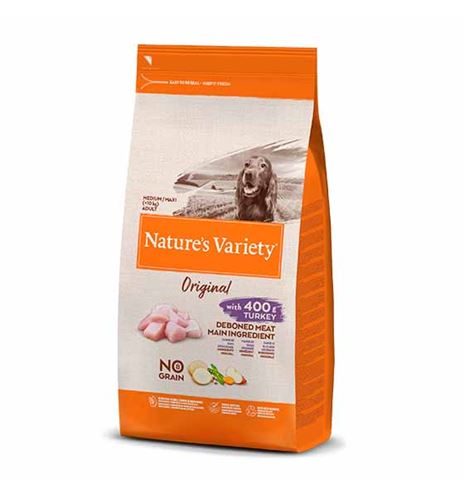 Nature's Variety Original Adult Medium Pavo pienso para perros Nature's Variety Original Adult Medium Pavo pienso para perros