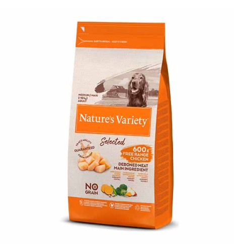 Nature's Variety Selected Adult Medium Pollo pienso para perros Nature's Variety Selected Adult Medium Pollo pienso para perros