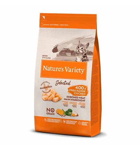 Nature's Variety Selected Kitten Pollo pienso para gatos Nature's Variety Selected Kitten Pollo pienso para gatos