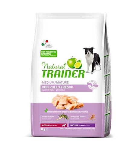 Natural Trainer Senior Medium Pollo pienso para perros Natural Trainer Senior Medium Pollo pienso para perros