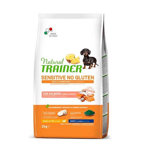 Natural Trainer Adult Small&Toy Sensitive Salmón pienso para perros Natural Trainer Adult Small&Toy Sensitive Salmón pienso para perros