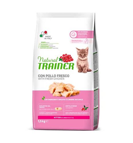 Natural Trainer Kitten Pollo pienso para gatosS Natural Trainer Kitten Pollo pienso para gatosS