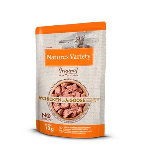 Nature's Variety Original Adult Pollo y Ganso paté para gatos Nature's Variety Original Adult Pollo y Ganso paté para gatos