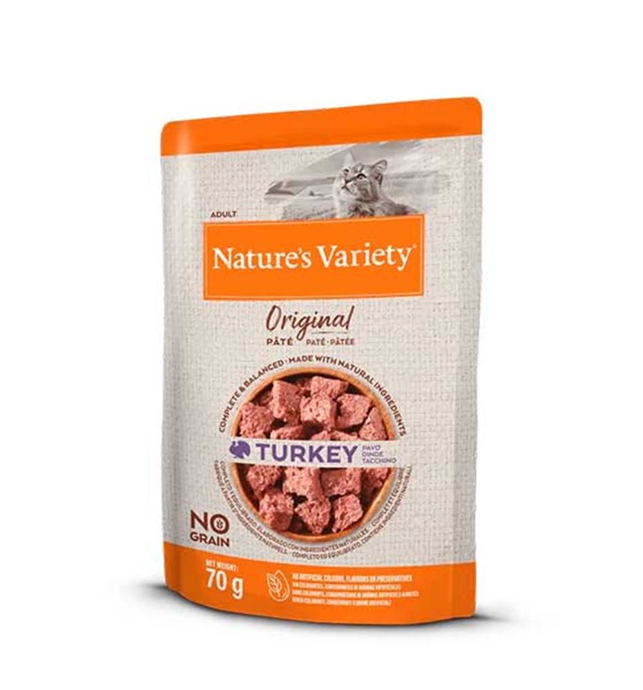 Nature's Variety Original Adult Pavo paté para gatos