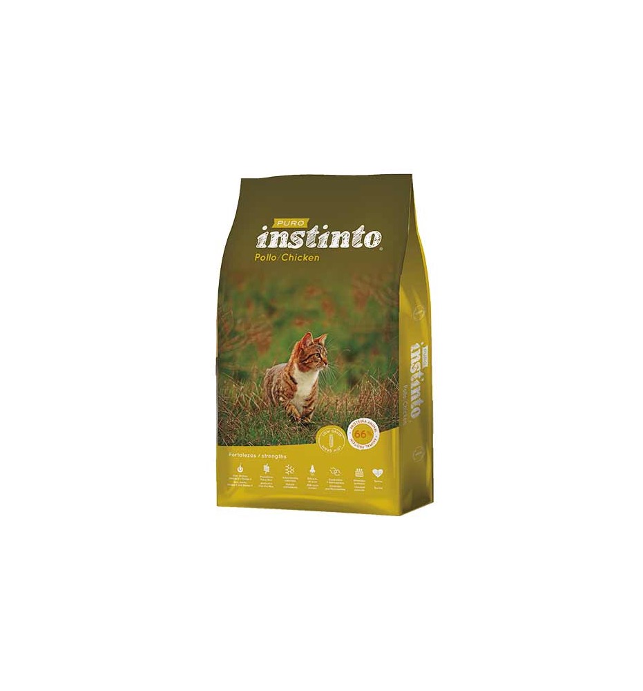 Puro Instinto Gatos Pollo pienso para gatos