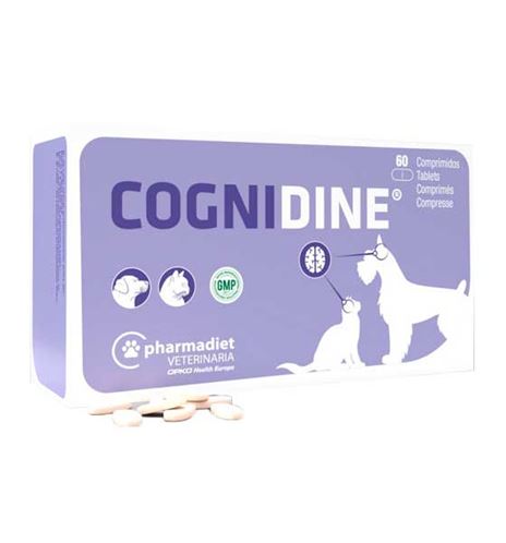 Pharmadiet Cognidine complemento en comprimidos para perros y gatos Pharmadiet Cognidine complemento en comprimidos para perros y gatos