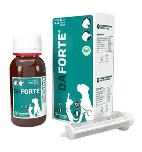 Pharmadiet Daforte complemento en gel para perros y gatos 50ml Pharmadiet Daforte complemento en gel para perros y gatos 50ml