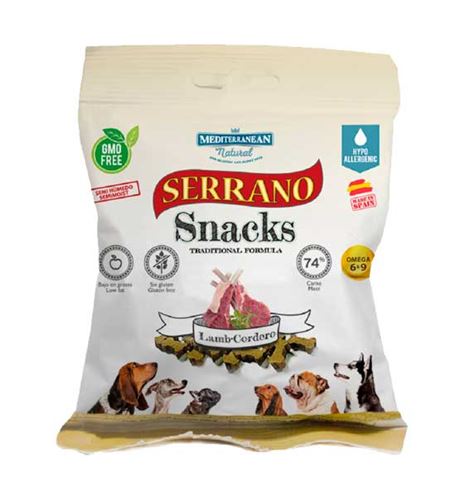 Mediterranean Natural Serrano Snacks Cordero para perros Mediterranean Natural Serrano Snacks Cordero para perros