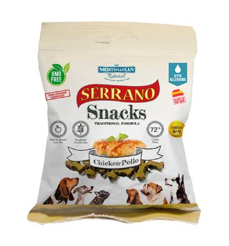 Mediterranean Natural Serrano Snacks Pollo para perros Mediterranean Natural Serrano Snacks Pollo para perros