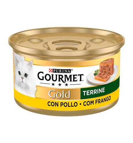 Purina Gourmet Gold Terrine de Pollo lata para gatos Purina Gourmet Gold Terrine de Pollo lata para gatos