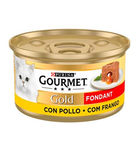 Purina Gourmet Gold Fondant de Pollo lata para gatos Purina Gourmet Gold Fondant de Pollo lata para gatos
