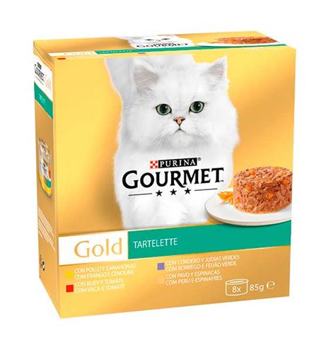 Purina Gourmet Gold Tartelette Multipack Carne latas para gatos Purina Gourmet Gold Tartelette Multipack Carne latas para gatos