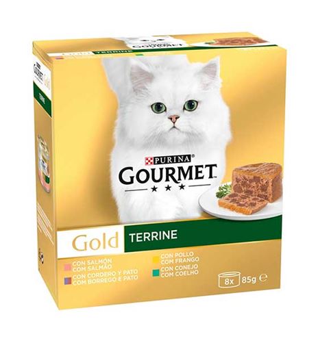 Purina Gourmet Gold Terrine Multipack lata para gatos Purina Gourmet Gold Terrine Multipack lata para gatos
