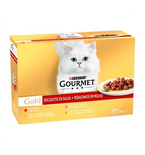 Purina Gourmet Gold Multipack bocaditos en salsa para gatos Purina Gourmet Gold Multipack bocaditos en salsa para gatos