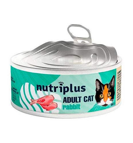 Nutriplus Adult Conejo lata para gatos Nutriplus Adult Conejo lata para gatos