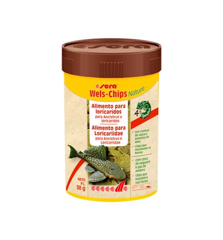 Sera Wels-Chips Nature alimento para loricaridos