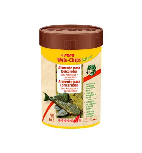 Sera Wels-Chips Nature alimento para loricaridos Sera Wels-Chips Nature alimento para loricaridos