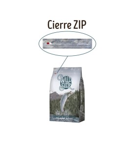 Wild Side Canadian Whitewaters Salmón pienso para perros 3kg - Cierre ZIP