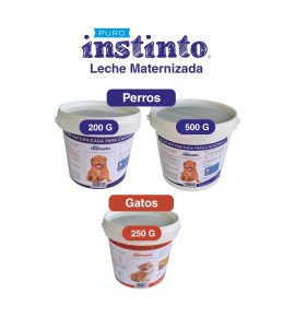 Puro Instinto Leche Maternizada para cachorros y para gatitos
