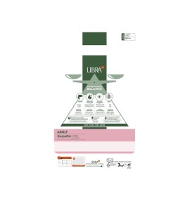 Libra Adult con Salmón pienso para perros 3kg - Composición