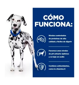 Hill's Prescription Diet Urinary Care u/d pienso para perros - Cómo funciona