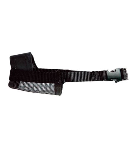 Bozal nylon regulable negro para perros Bozal nylon regulable negro para perros