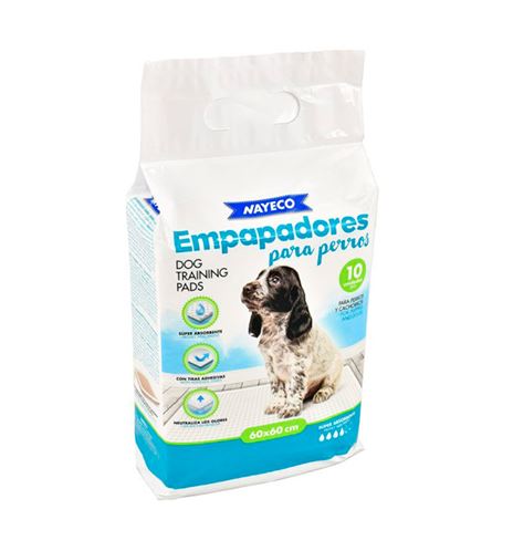 Nayeco empapadores basic 60x60 para perros - 10 udes Nayeco empapadores basic 60x60 para perros - 10 udes