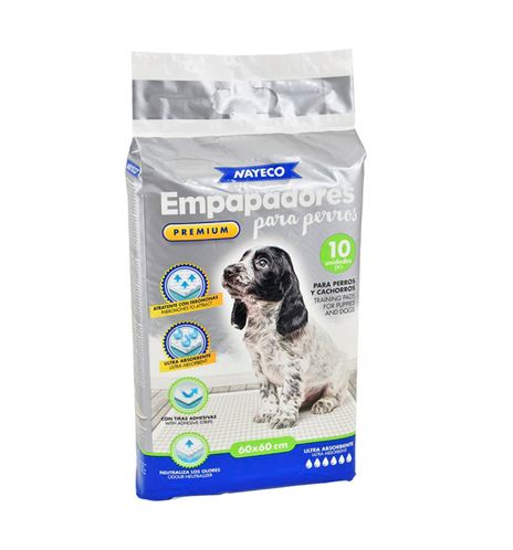 Nayeco empapadores premium 60x60 para perros - 10 udes Nayeco empapadores premium 60x60 para perros - 10 udes