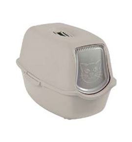 Arenero Cubierto Eco Bailey Beige para gatos