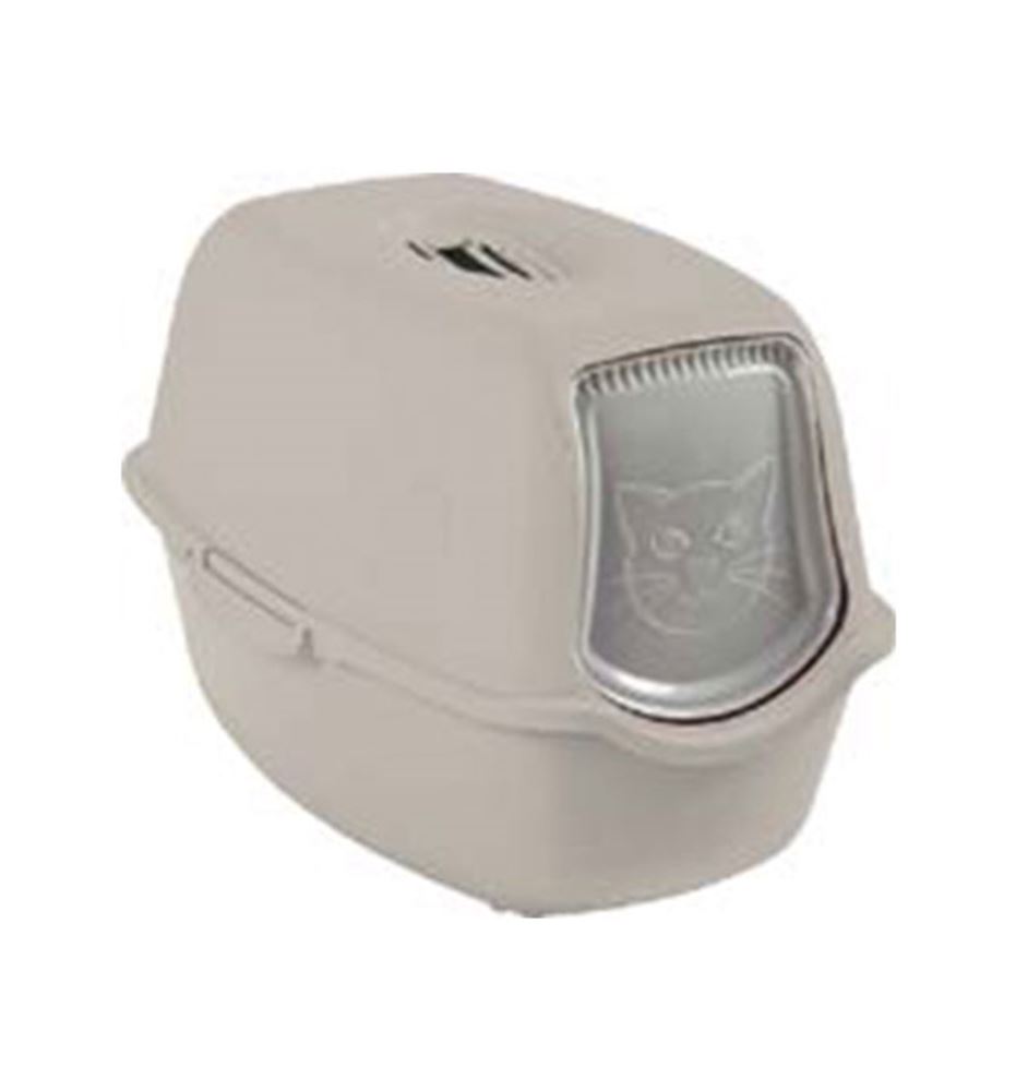 Arenero Cubierto Eco Bailey Beige para gatos
