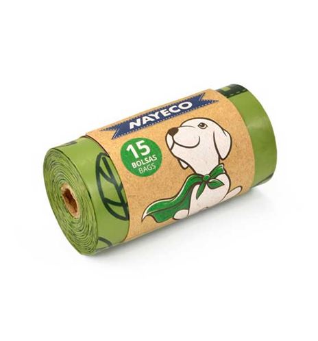 Nayeco Bolsas Higiénicas Lavanda para perros - 1 rollo x 12 bolsas Nayeco Bolsas Higiénicas Lavanda para perros - 1 rollo x 12 bolsas