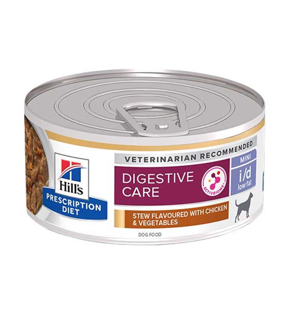 Hill's Prescription Diet Digestive Care I/D Low Fat pollo y verduras lata para perros 156g