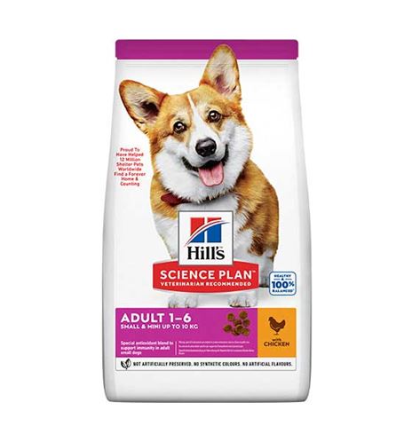Hill's Science Plan Adult Small & Mini Pollo pienso para perros Hill's Science Plan Adult Small & Mini Pollo pienso para perros