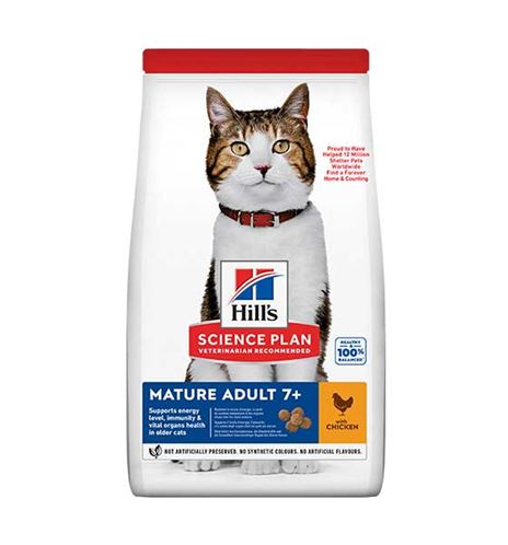 Hill's Science Plan Mature Adult Pollo pienso para gatos Hill's Science Plan Mature Adult Pollo pienso para gatos